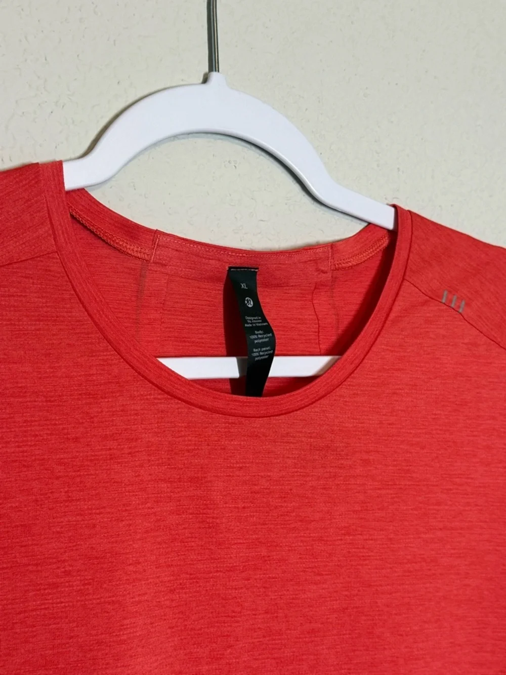 Lululemon | Men's Red Athletic Short Sleeve Shirt - XL